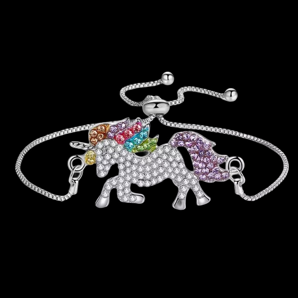 🌟NWT🌟 One size fits all Unicorn Crystal Bracelet